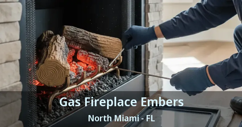 Gas Fireplace Embers North Miami - FL
